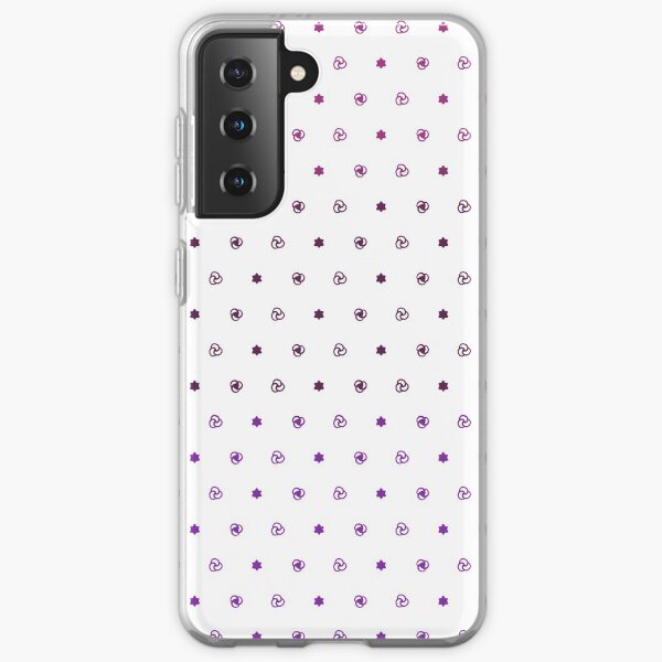 Knot Star Pattern Plum Samsung Galaxy Soft Case