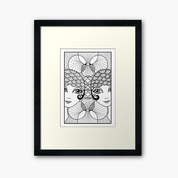 Showgirls Framed Art Print