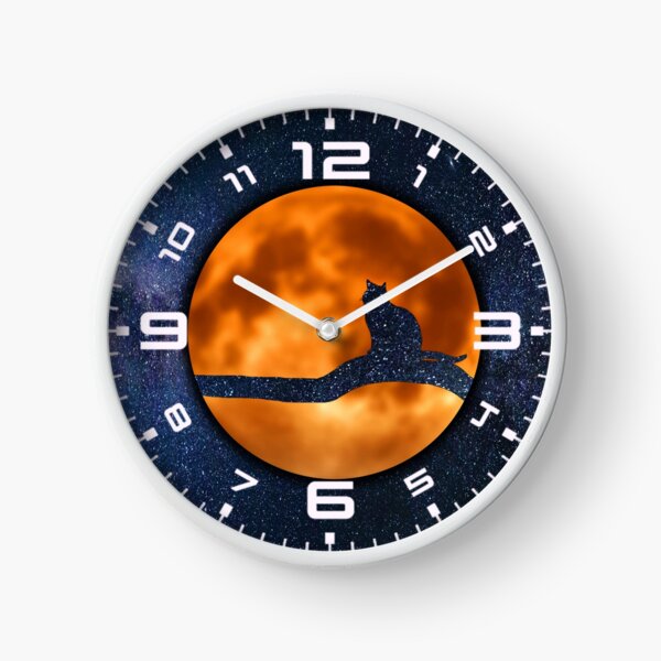 Lost in Cat Space Clock