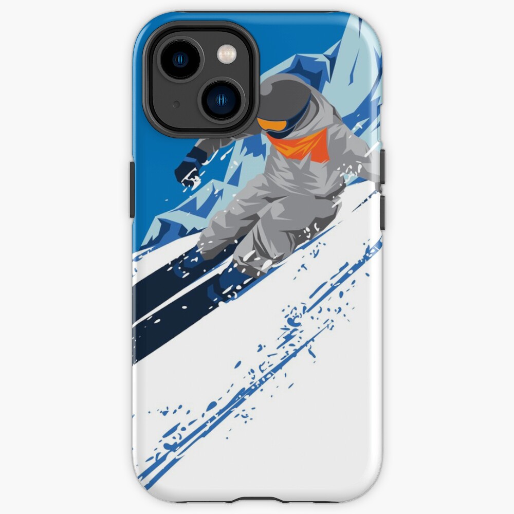 Downhill Skiing Snow Skier Ski Winter Sports iPhone Case