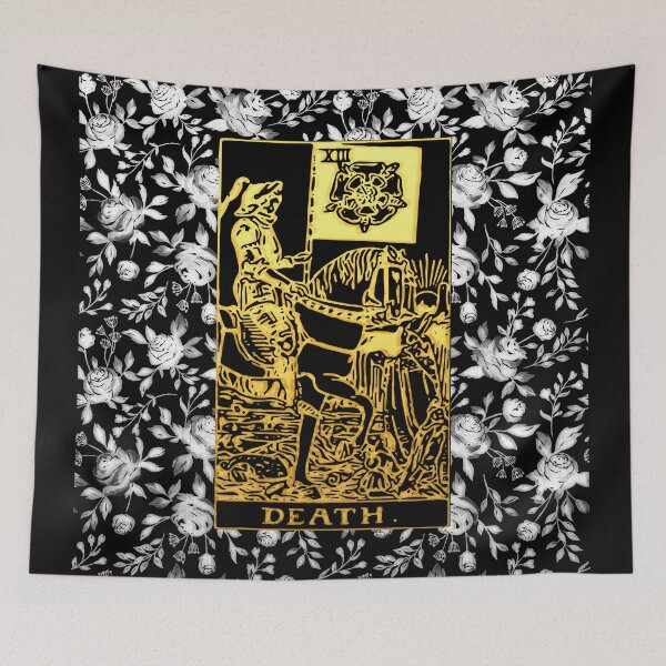 Item preview, Floral Tarot Print - Death designed and sold by Annalee Beer.