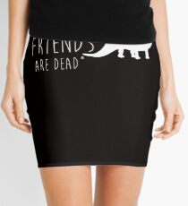 AllMyFriendsAreDead Funny Dinosaur Animal Mini Skirt