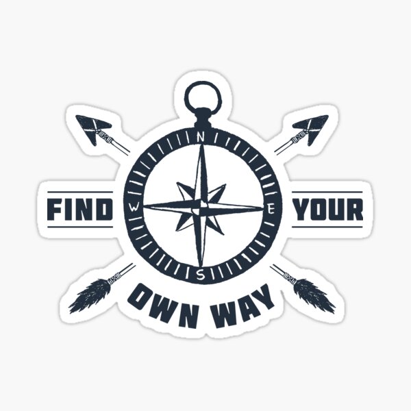 Item preview, Compass. Find Your Own Way designed and sold by Sloth Astronaut.