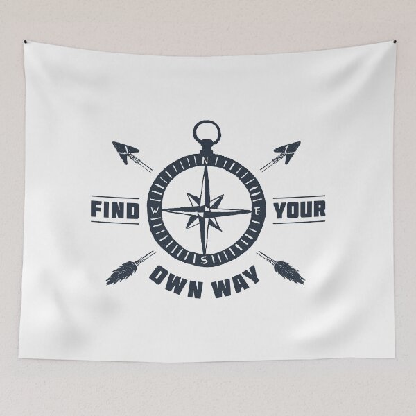 Item preview, Compass. Find Your Own Way designed and sold by Sloth Astronaut.