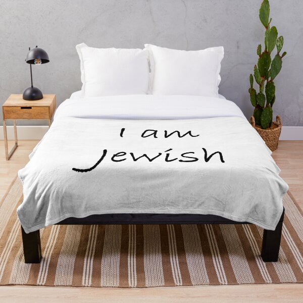 Show solidarity for the #Jewish people: I am Jewish #IamJewish Throw Blanket
