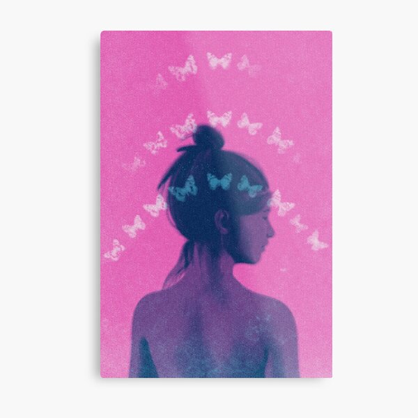 Dreaming of Butterfly Metal Print