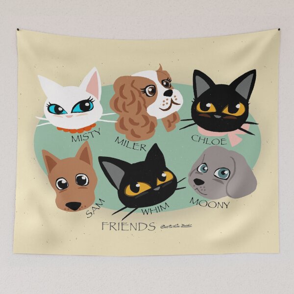Item preview, FRIENDS designed and sold by BATKEI ART.