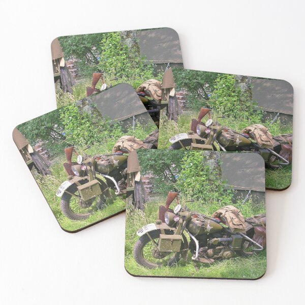 Item preview, Ready For Action (1940's Military Motorbike) designed and sold by lezvee.