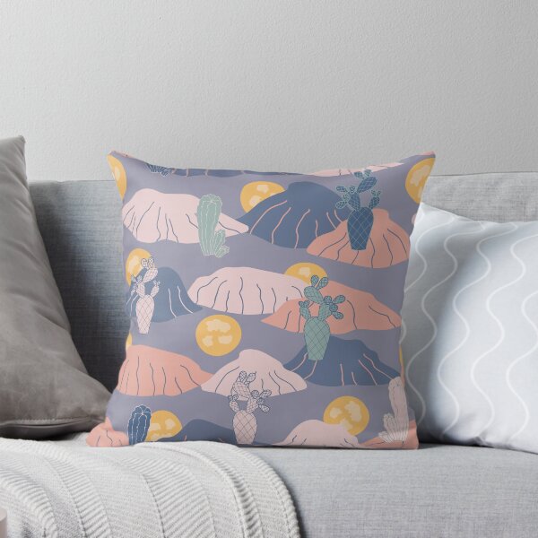 Item preview, Cactus at the Desert Sunset Landscape designed and sold by agnessomogyi.