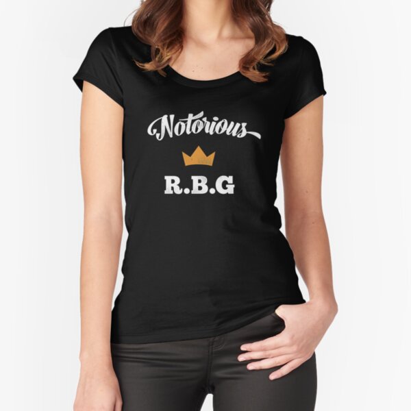 Womens Notorious RBG Ruth Supreme Court Feminist Political Fitted Scoop T-Shirt