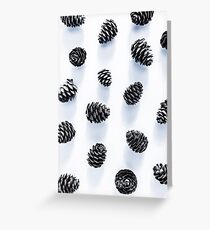 Pine Cones Grußkarte