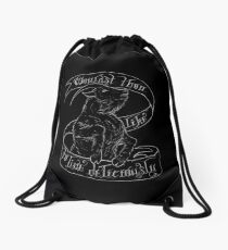 Black Phillip Drawstring Bag