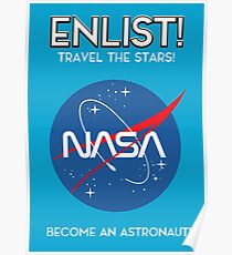 Gewinnen! NASA Reise die Sterne! Poster