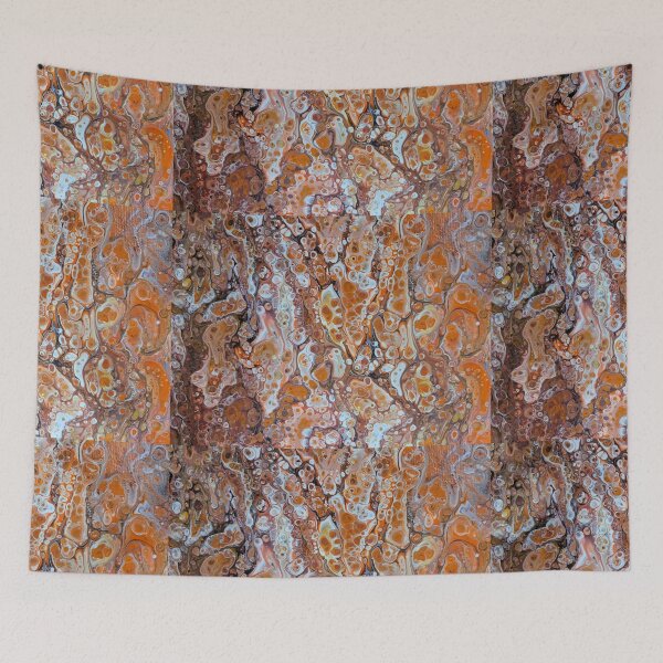 Item preview, Orange and Brown Flow designed and sold by Rebecca-Art.