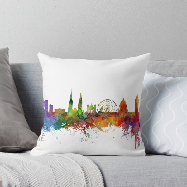 Item preview, Belfast Northern Ireland Skyline designed and sold by ArtPrints.
