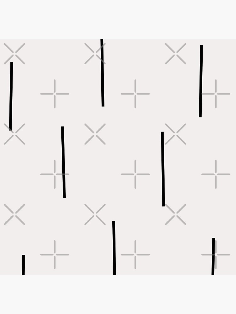 MUDCLOTH BLACK AND WHITE STRIPES by xiari