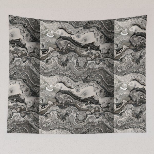 Item preview, White and Black Flow designed and sold by Rebecca-Art.