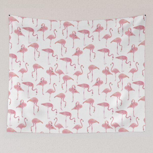 Item preview, Pink Flamingo Flock designed and sold by Theodora Gould.