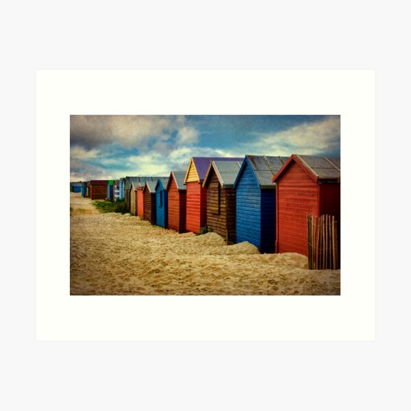 West Wittering Beach Huts Art Print