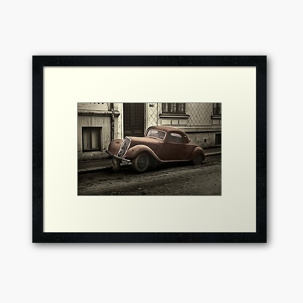 Car: A Portrait Framed Art Print