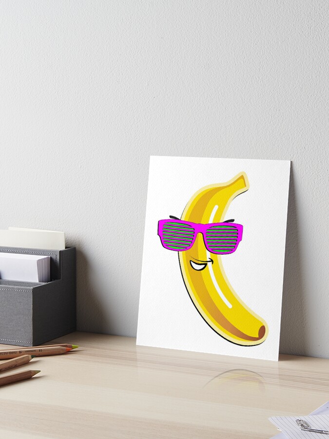 Bananes fraîches lunettes de soleil chaleur d'été fruits fruits