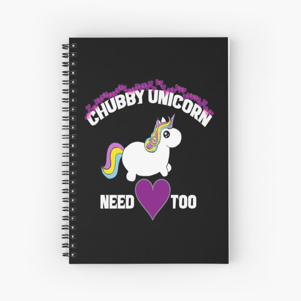 Chubby Unicorn Stationery Redbubble