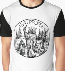 Camping I Eat People Vintage T Shirt Graphic T-Shirt