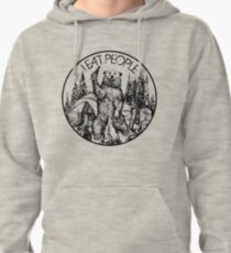 Camping I Eat People Vintage T Shirt Pullover Hoodie