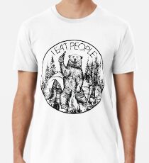 Kampieren Ich esse Leute Vintage T-Shirt Männer Premium T-Shirts