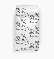 Grr Argh Monster, Buffy the Vampire Slayer, Mutant Enemy, 90s, BTVS, Zombie, Joss Whedon, Angel, Buffering, Pop Culture, Zombie Duvet Cover