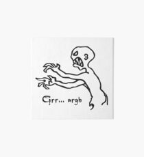 Grr Argh Monster, Buffy the Vampire Slayer, Mutant Enemy, 90s, BTVS, Zombie, Joss Whedon, Angel, Buffering, Pop Culture, Zombie Art Board