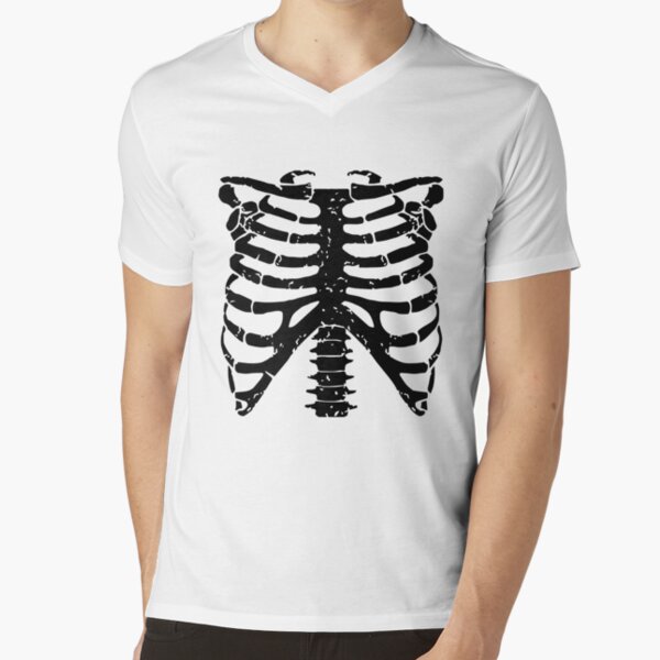 Skeleton ribcage Halloween Greeting Card by tarek25