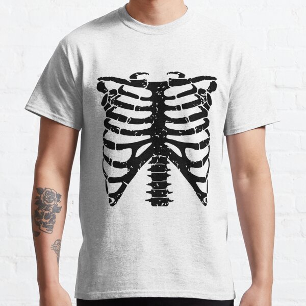 Skeleton ribcage Halloween Greeting Card by tarek25