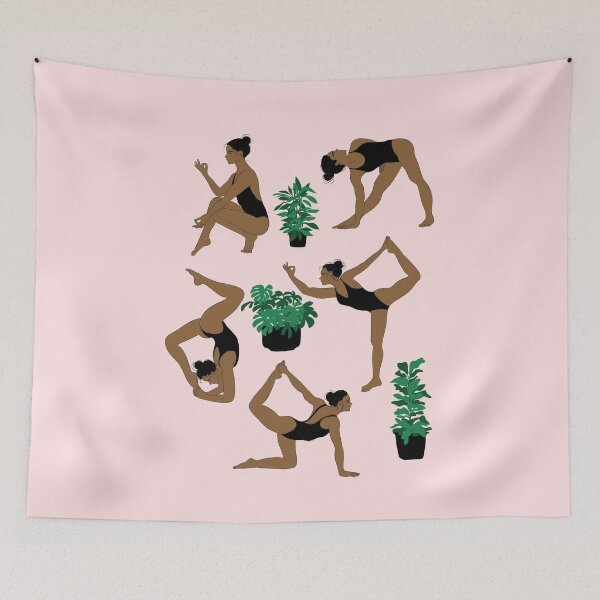 Item preview, yoga and plants designed and sold by anneamanda.