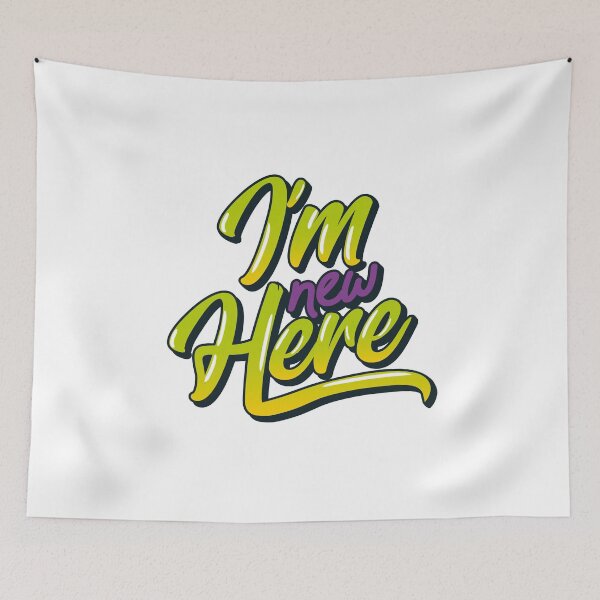 Item preview, I'm New Here (v2) designed and sold by BlueRockDesigns.