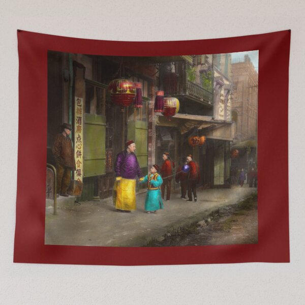 Item preview, City - San Francisco - Chinatown - Visiting the commoners 1896-06 designed and sold by Mike Savad Photography.