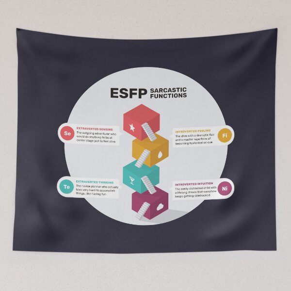 Item preview, ESFP Sarcastic Functions designed and sold by eilamona.
