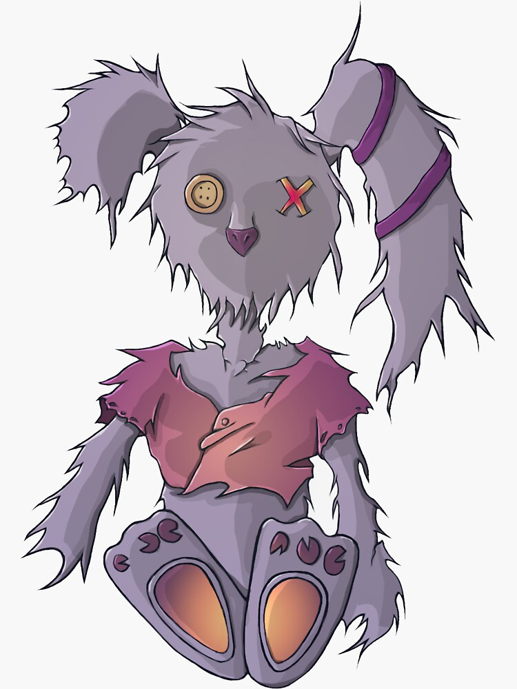 Thumbnail 3 of 3, Sticker, Bunny designed and sold by LaCorte.