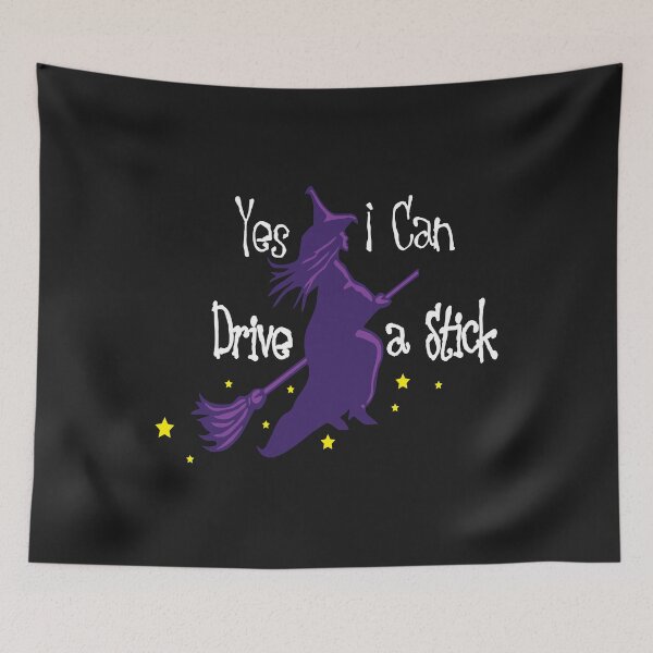 Item preview, Witch on broom designed and sold by tarek25.