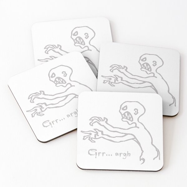 Item preview, Grey Grrr Argh Monster, Grr Arghh, Buffy the Vampire Slayer, Mutant Enemy, 90s, BTVS, Zombie, Joss Whedon, Angel, Buffering, Pop Culture, Zombie designed and sold by S Hazelwood .