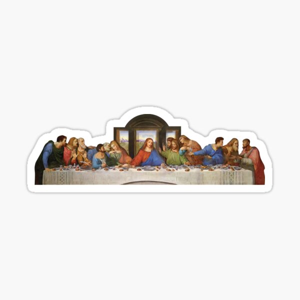 The last supper Sticker