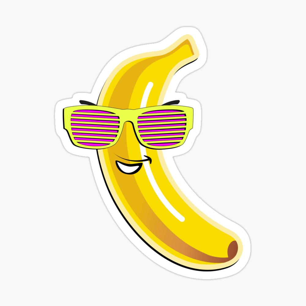 Pineapple wearing sunglasses and an apple and a banana with plastic eyes  Stock Photo | Adobe Stock