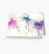 Ballet Dancers Greeting Card