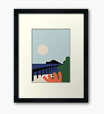 Sommertag Gerahmtes Wandbild