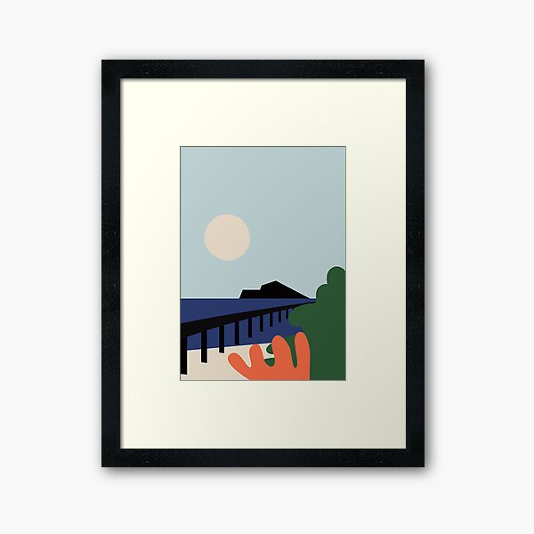 Summer day Framed Art Print