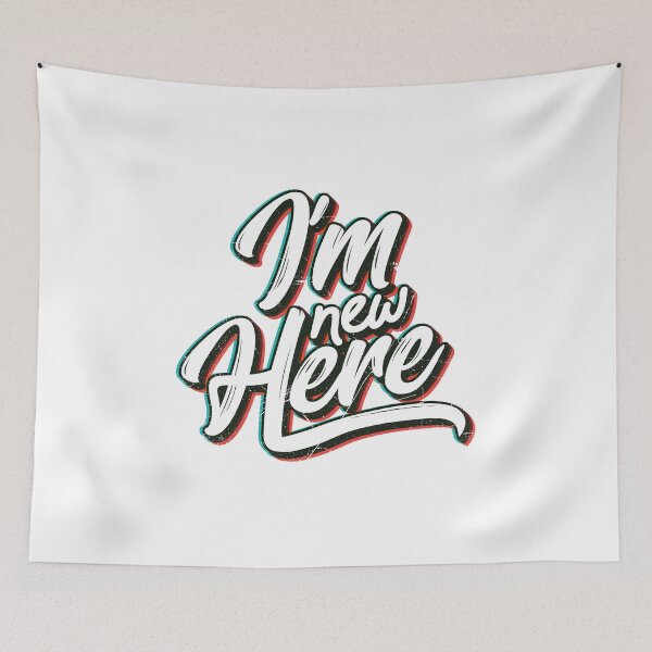 Item preview, I'm New Here 3D designed and sold by BlueRockDesigns.