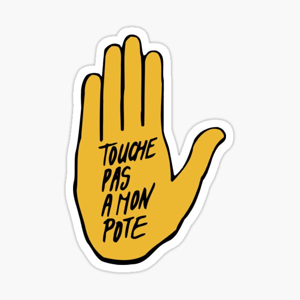 S'll te plaît, ne me touche pas.' Sticker