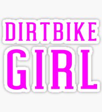 Dirtbike Girl For Motocross Dirt Bike Women Riders Sticker