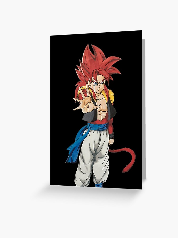 Gogeta ssj4 Greeting Card by Abyllion-art