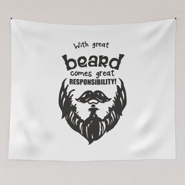 Item preview, beard man funny quotation  designed and sold by KARTICK DUTTA.